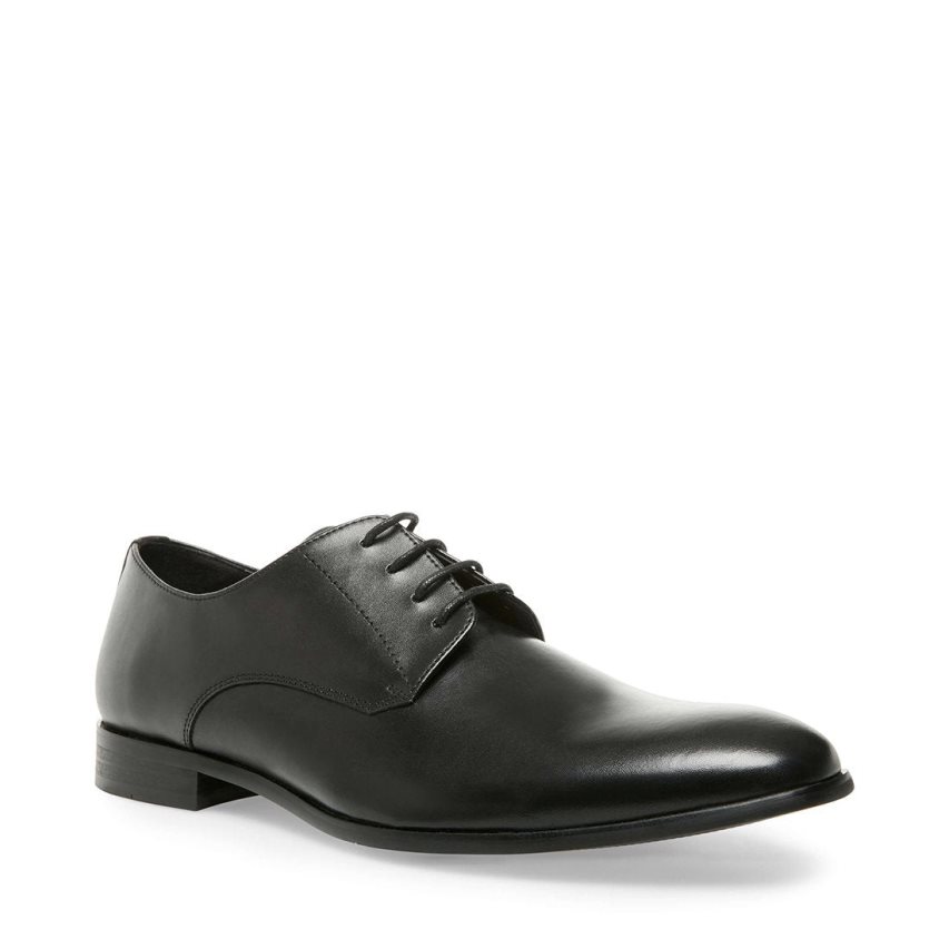 Zapatos Derby Steve Madden Prey Cuero Hombre Negras | ES EQ0623